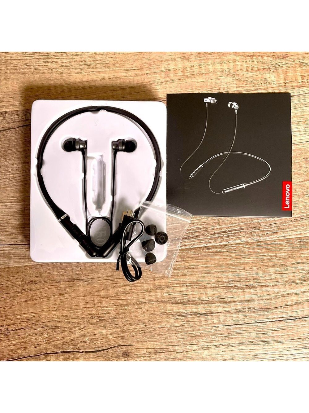 New Lenovo Thinkplus Black Headphones